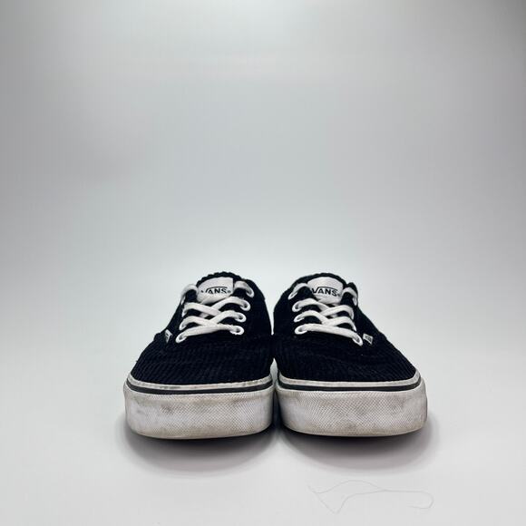 Vans Off The Wall Black Corduroy Athletic Skate Shoes Sneakers Women's Size 7.5 - Picture 3 of 10